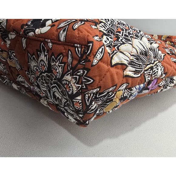 Vera Bradley Mickey & Minnie's Flirty Floral Potter's Clay Small East West Tote - Picture 9 of 14